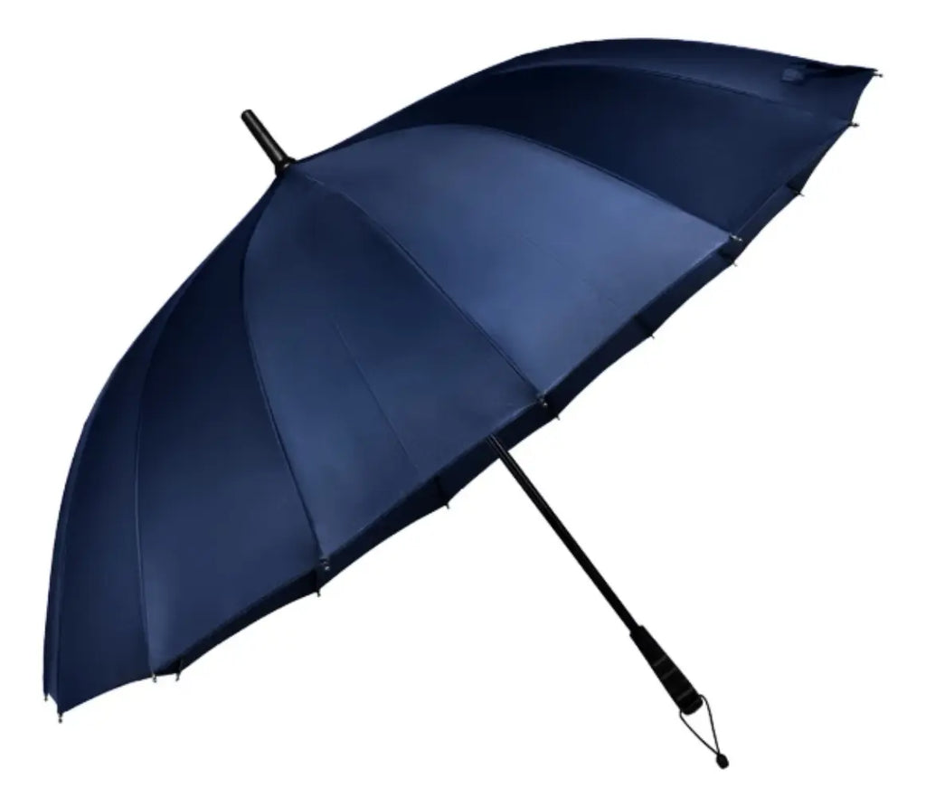 Paragua Elegante Lluvia Nieve Resistente Viento 16 Varillas