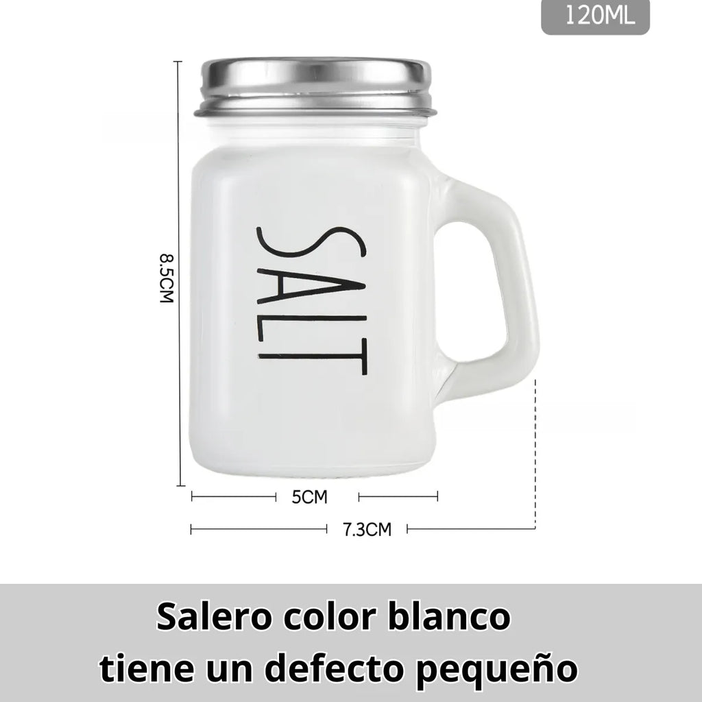 Juego Salero Y Pimentero De Cerámica