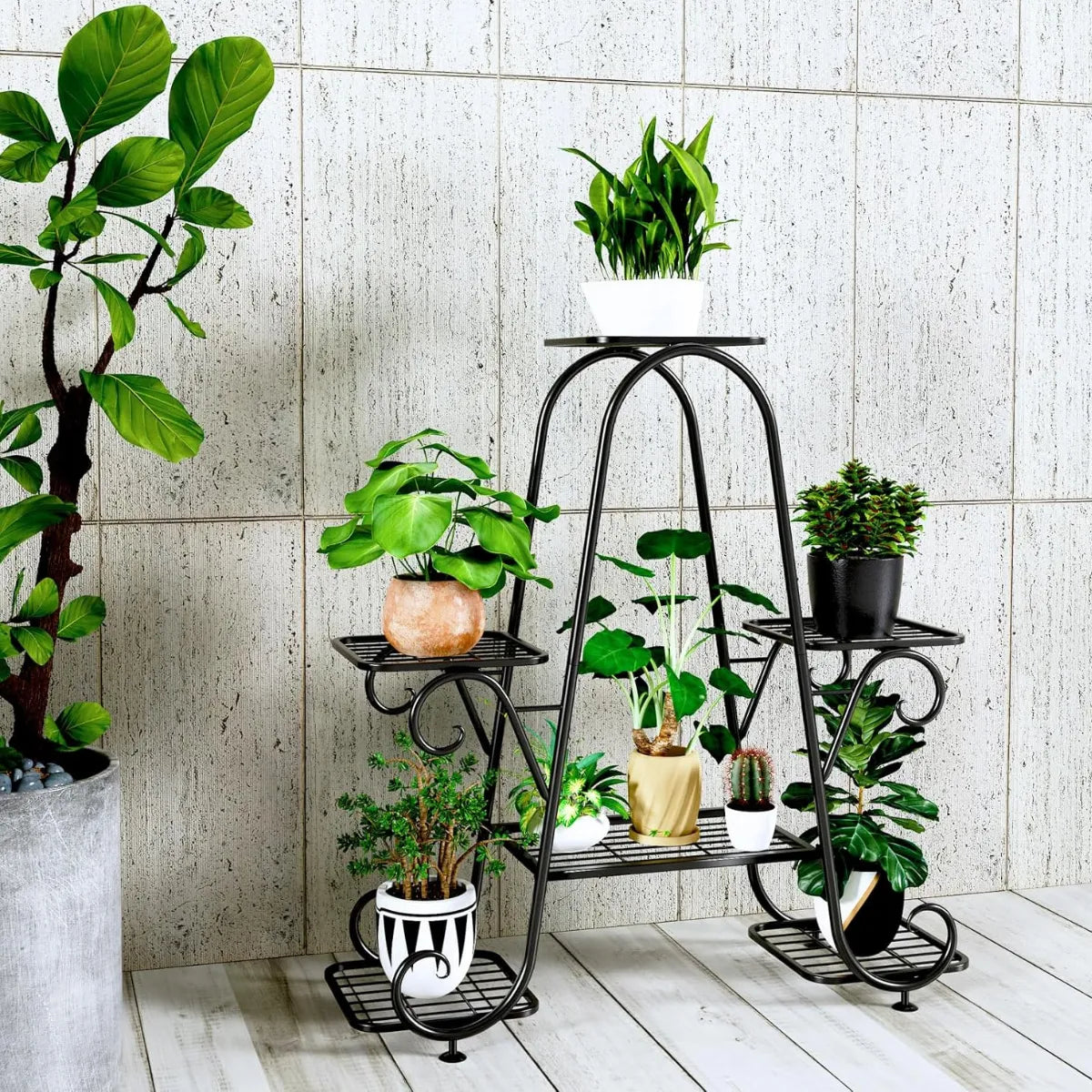 Soporte Estante Macetas Jardinera Plantas Porta Macetero