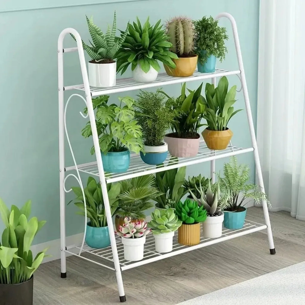 Estante Soporte Metal 3 Niel Macetero Porta Maceta Planta