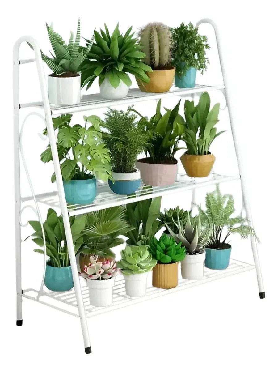 Estante Soporte Metal 3 Niel Macetero Porta Maceta Planta