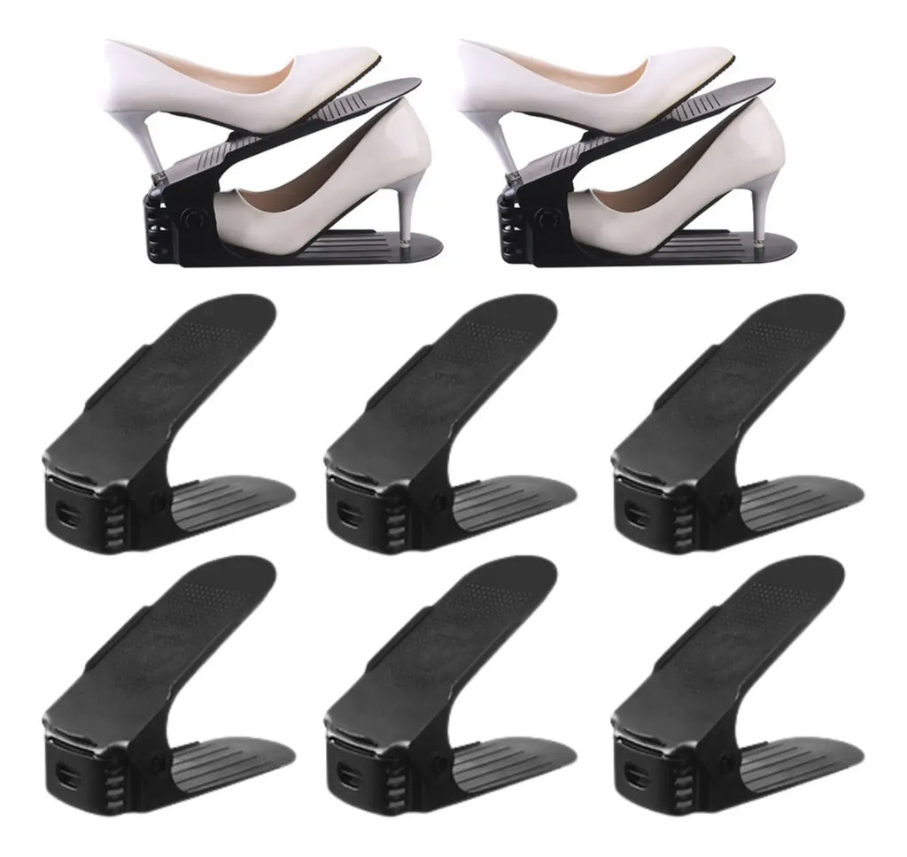 Pack De 6 Zapatero Estante Organizador De Zapatos Shoe Slotz