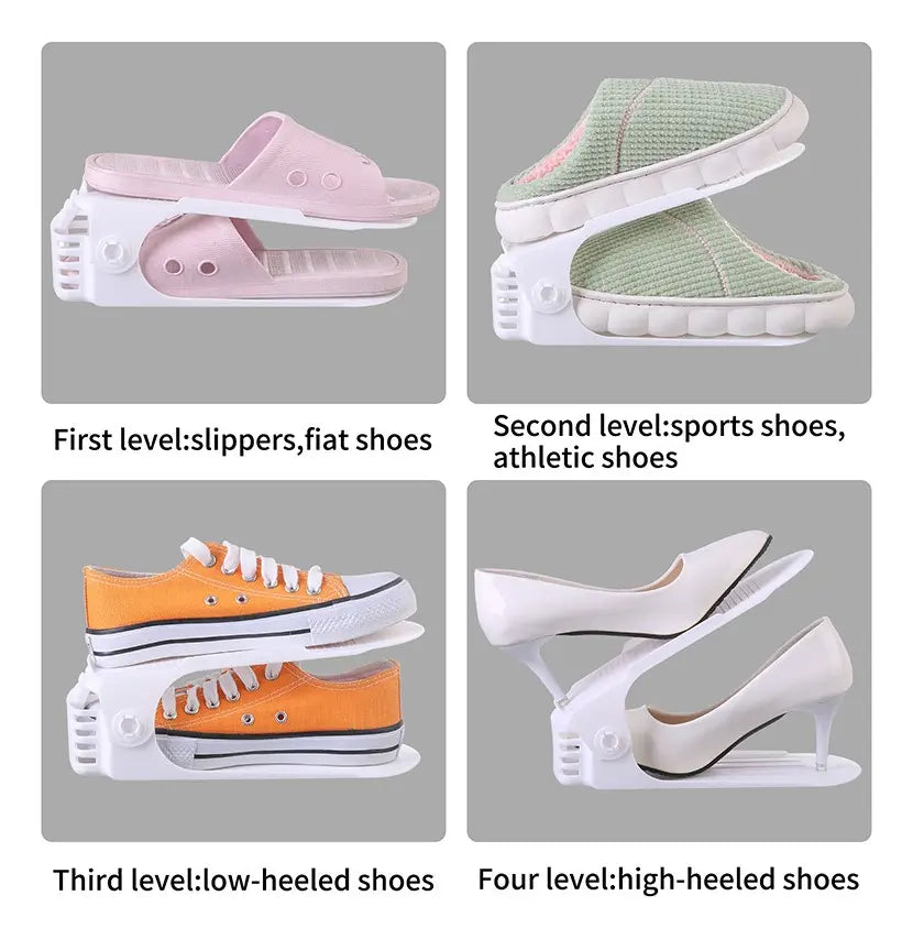 Pack De 6 Zapatero Estante Organizador De Zapatos Shoe Slotz