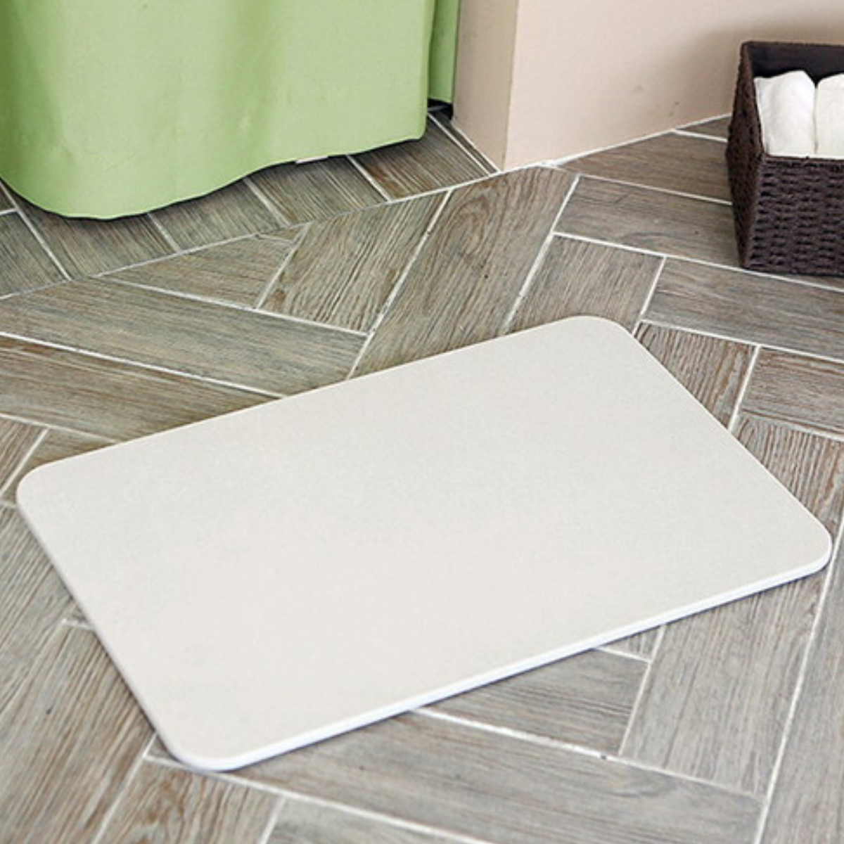 Alfombra Piso Baño Diatomita Secado Ultra Rápido 40x60cm