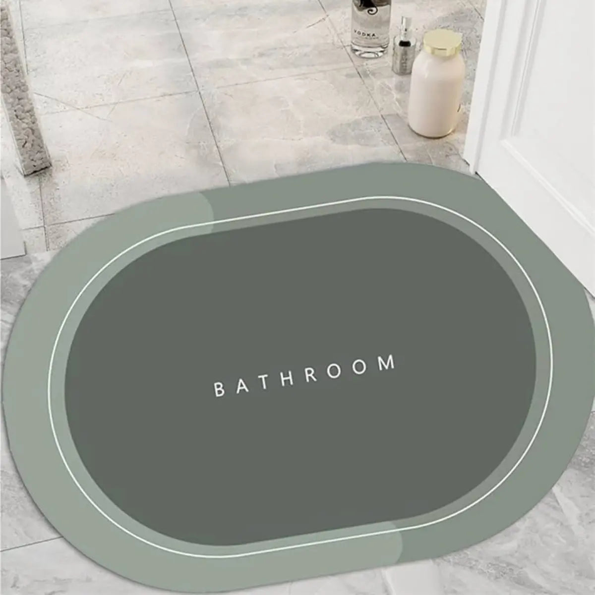 Alfombra De Baño Absorbente Secado Rapido 60x40cm