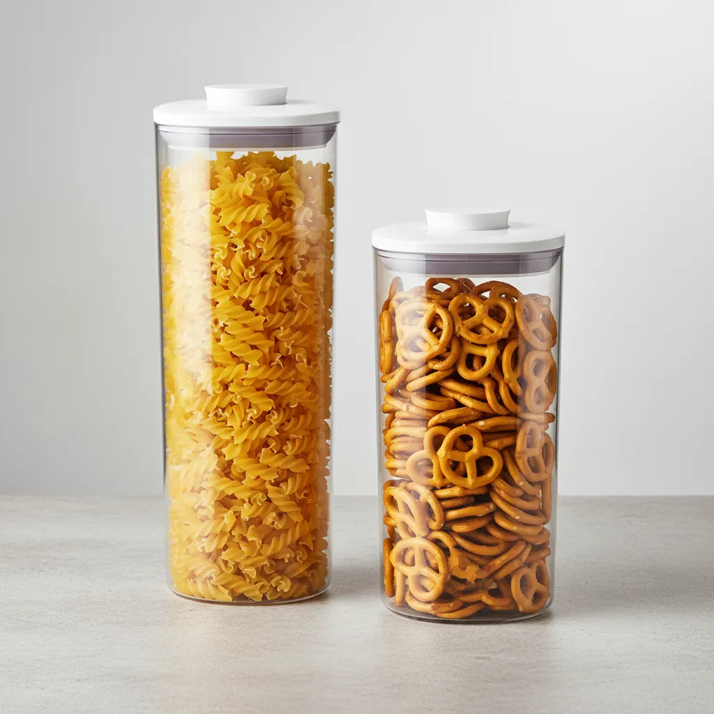2 Contenedor Hermética Al Vacío 2300ml 1600ml Frasco