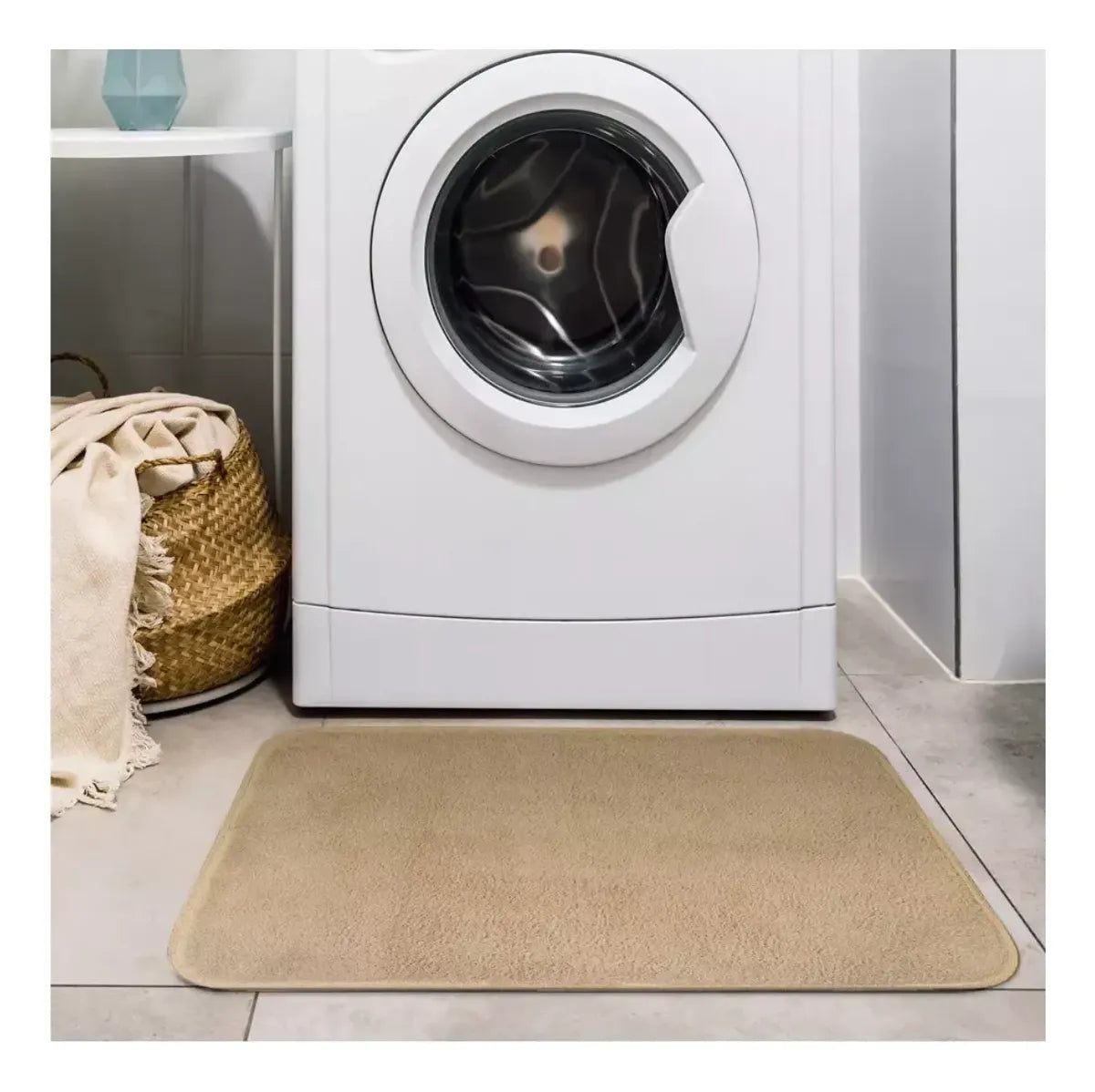 Alfombra De Baño Liso Peludo