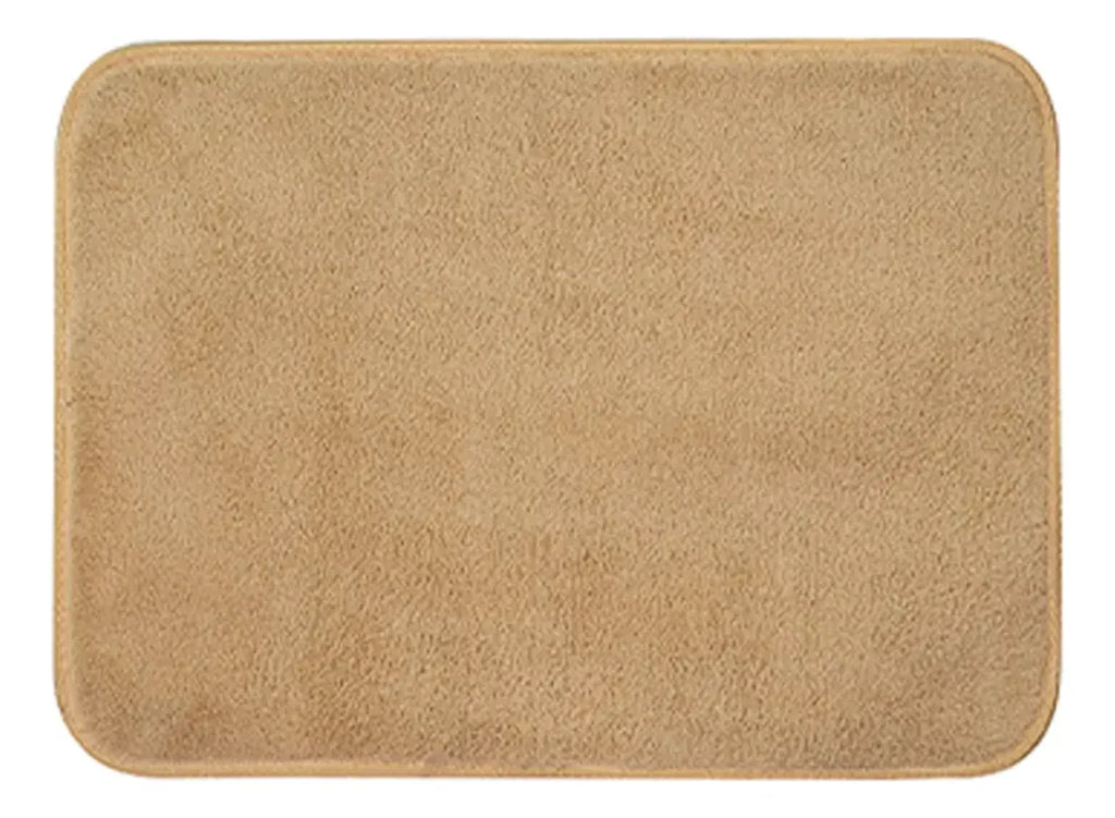 Alfombra De Baño Liso Peludo