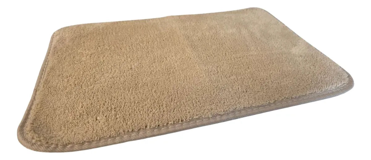 Alfombra De Baño Liso Peludo
