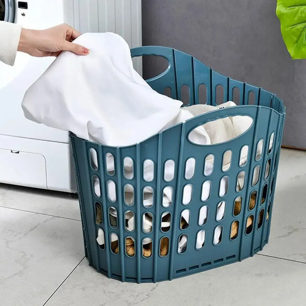 Cesto Canasto Ropa Sucia Plegable Liviano Lavanderia