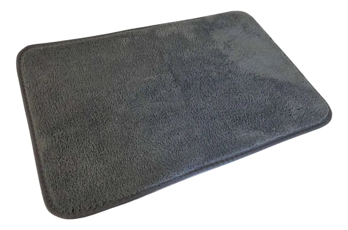 Alfombra De Baño Liso Peludo
