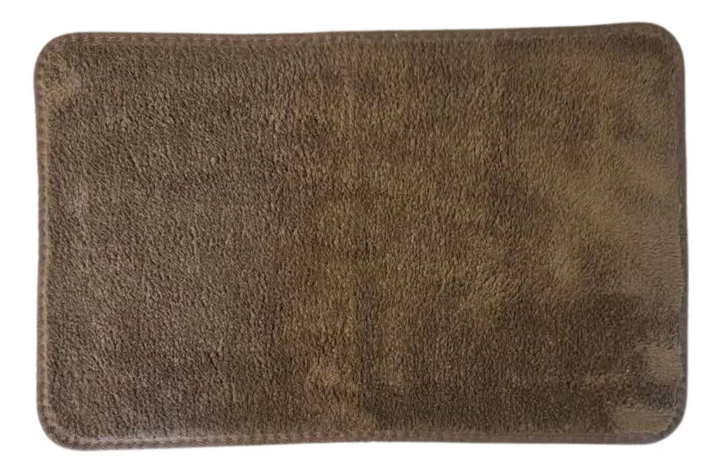Alfombra De Baño Liso Peludo