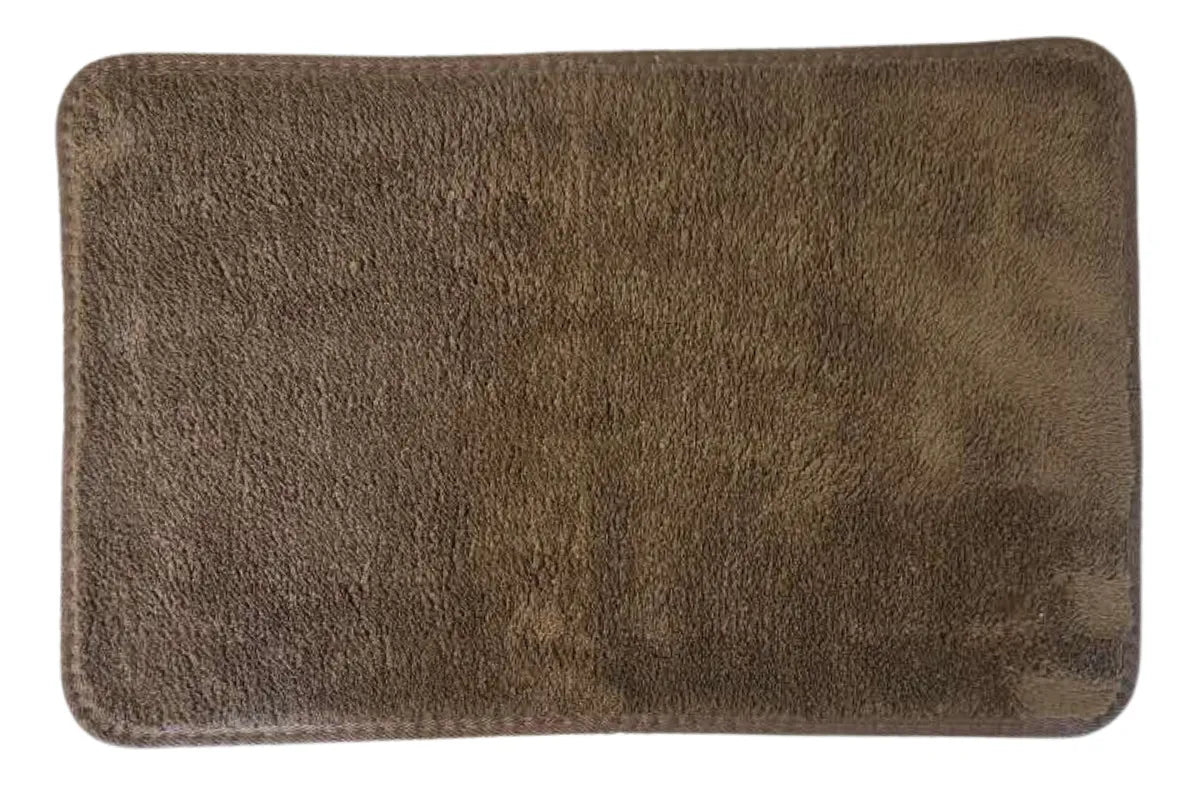 Alfombra De Baño Liso Peludo