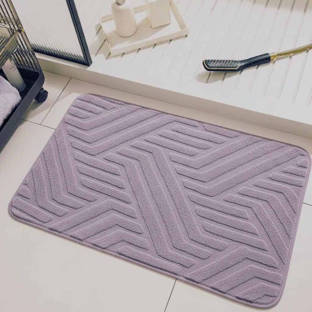 Alfombra Baño Jacquard Geometrico