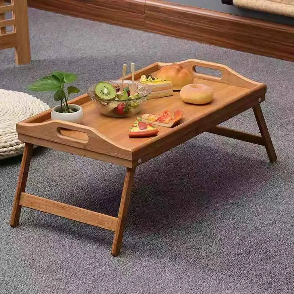 Mesa Cama Material Madera Notebook Desayuno Bandeja Soporte