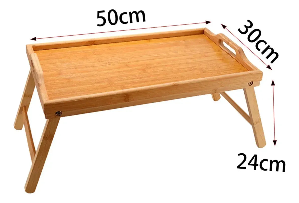 Mesa Cama Material Madera Notebook Desayuno Bandeja Soporte