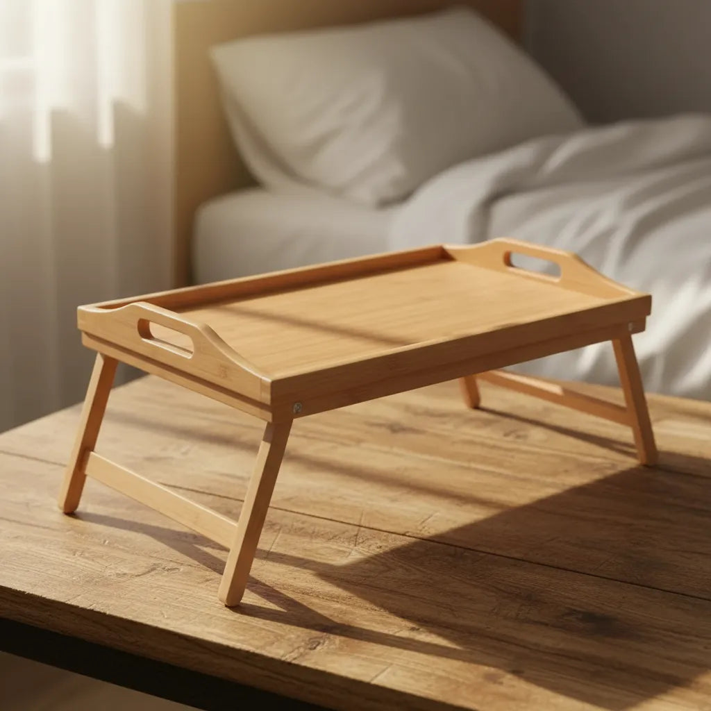 Mesa Cama Material Madera Notebook Desayuno Bandeja Soporte