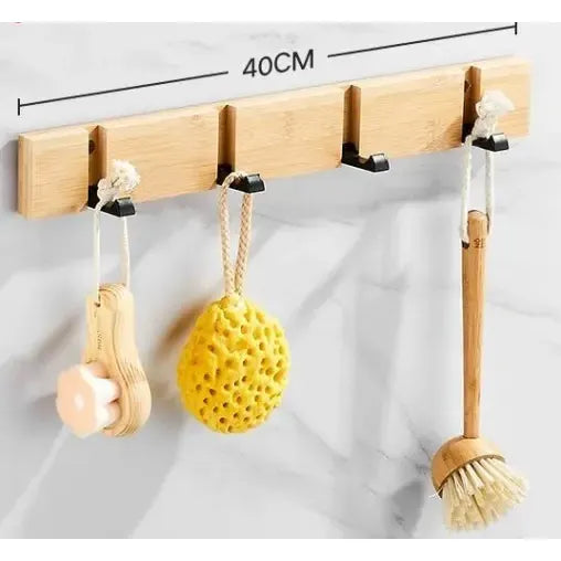 Perchero Pared Madera Gabriel Colgador 4 Ganchos Percha