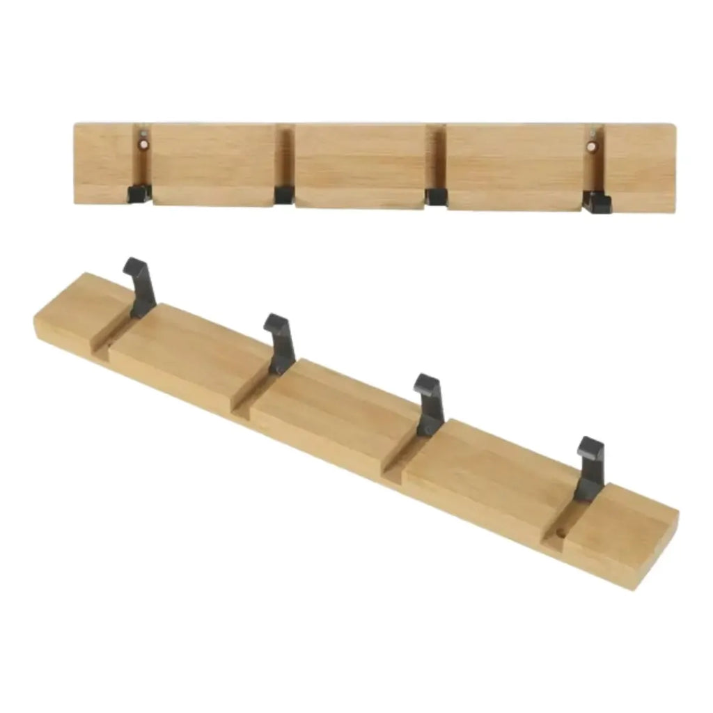 Perchero Pared Madera Gabriel Colgador 4 Ganchos Percha