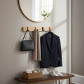 Perchero Pared Madera Gabriel Colgador 4 Ganchos Percha