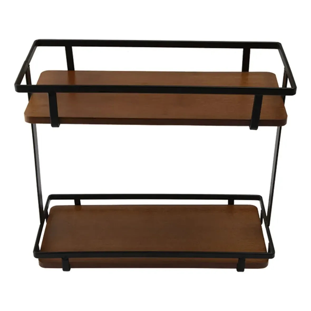 Mini Estante De Metal Dos Pisos Organizador Cocina Oficina