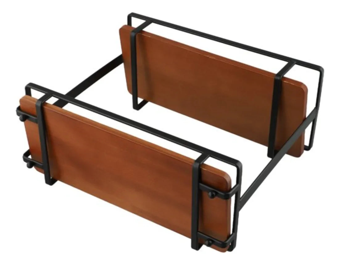 Mini Estante De Metal Dos Pisos Organizador Cocina Oficina