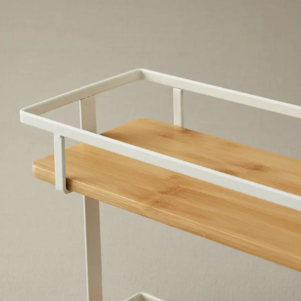 Mini Estante De Metal Dos Pisos Organizador Cocina Oficina