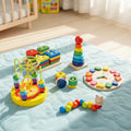 Pack 5 Juguetes Didactico Madera Montessori Educativo