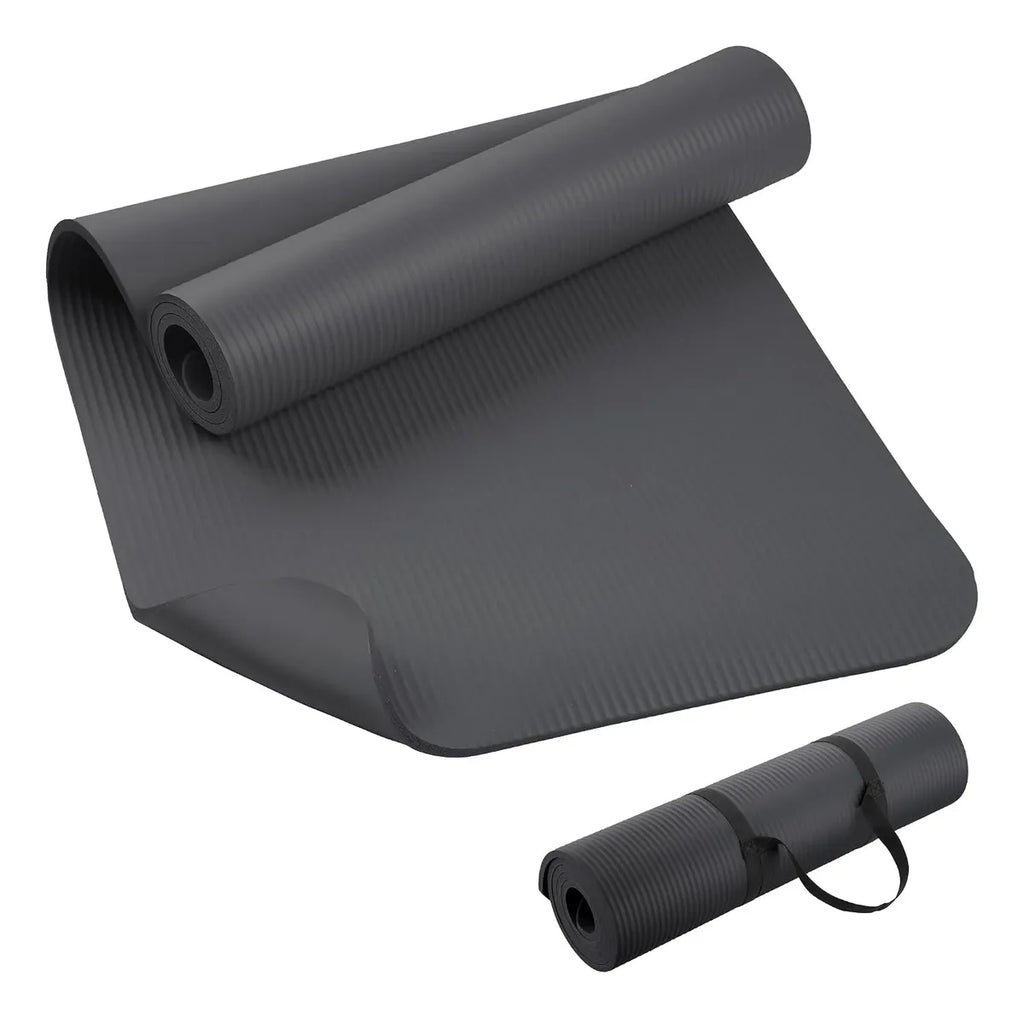 Colchoneta Mat Yoga Nbr Fitness Yoga Deporte 10mm Con Correa