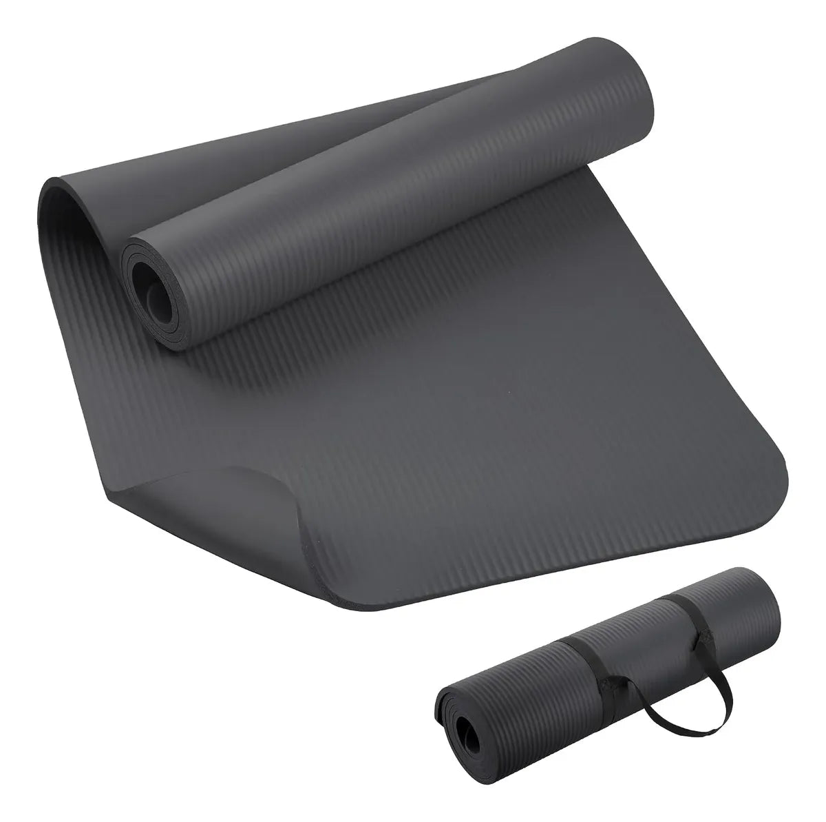Colchoneta Mat Yoga Nbr Fitness Yoga Deporte 10mm Con Correa
