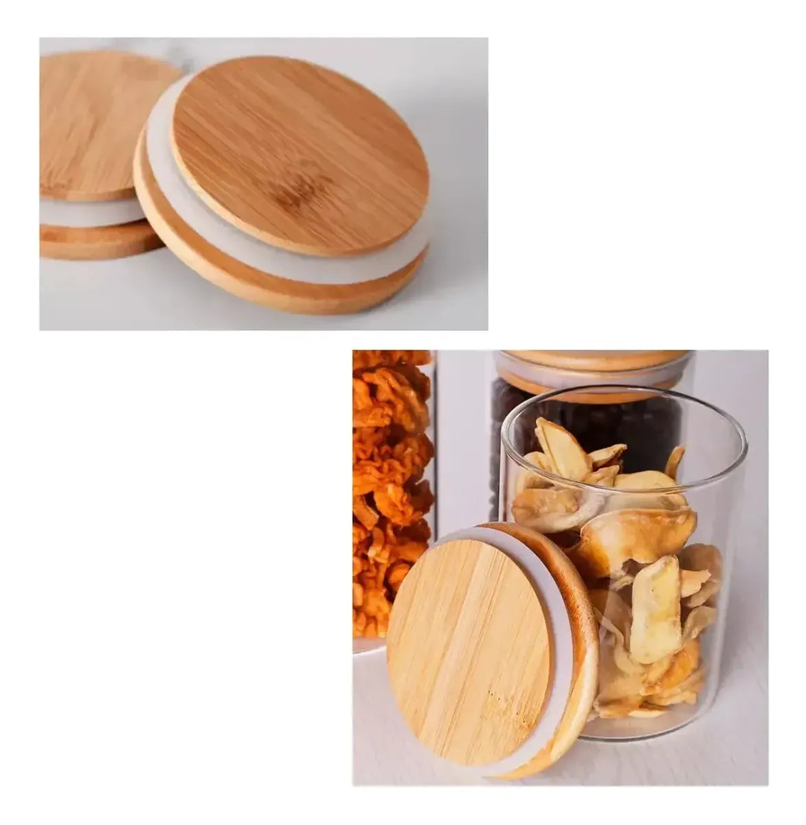 12 Frascos Hermetico Tapa redondo 150ml + 18 Etiquetas