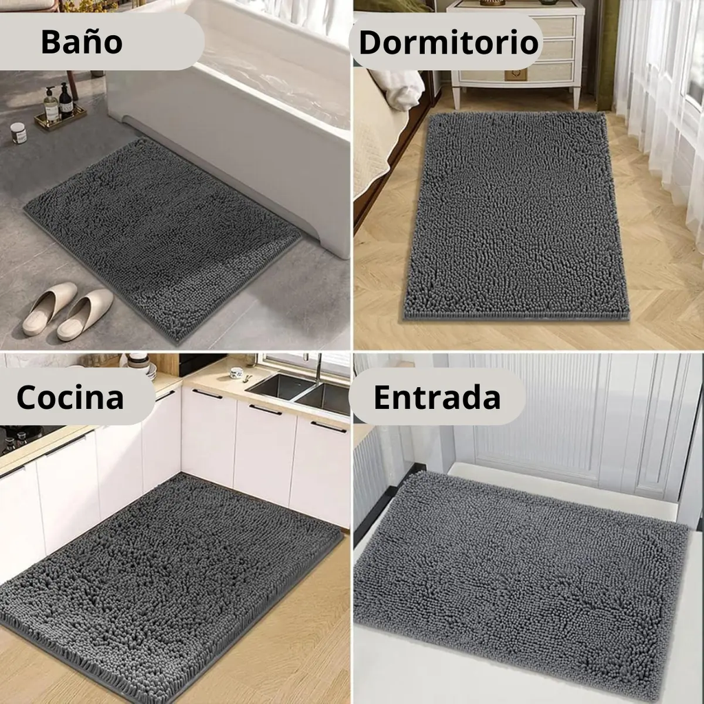 alfombra baño microfibra 60x40cm