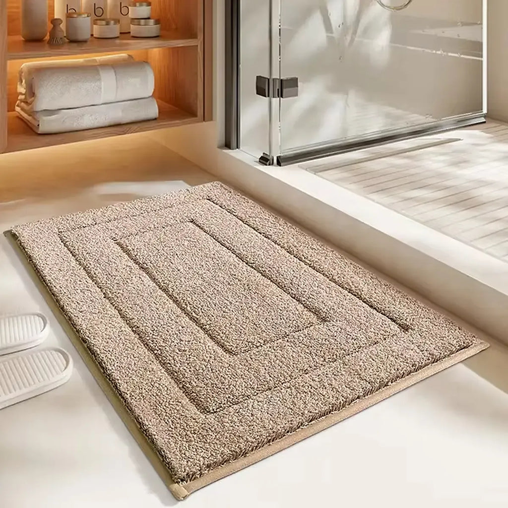 Alfombra Baño Ultra Suave Antideslizante 60x40 Cm