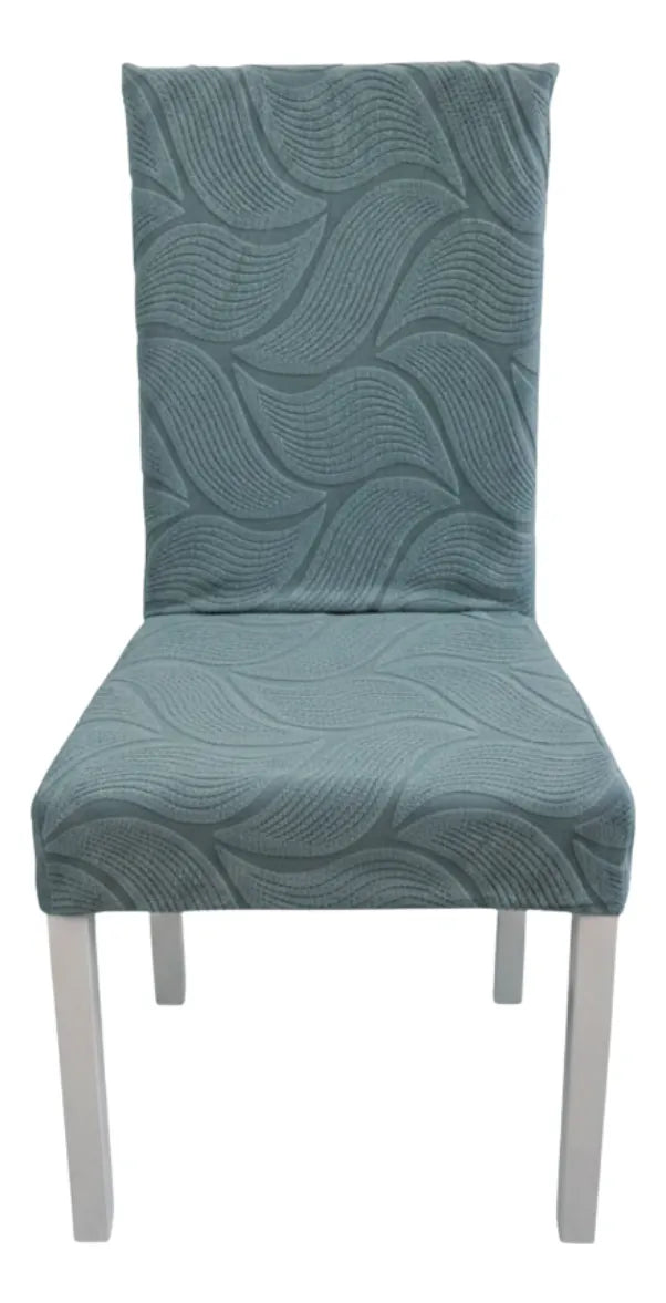 Funda Silla Elasticada Impresa En 3d Onda