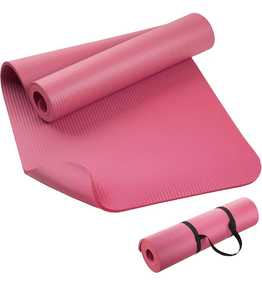 Colchoneta Mat Yoga Nbr Fitness Yoga Deporte 10mm Con Correa