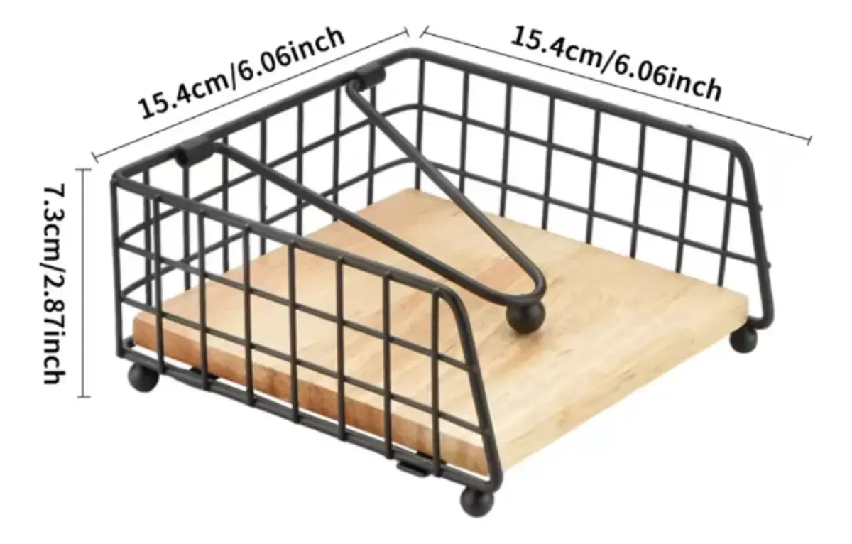Servilletero De Mesa 15cm Con Peso