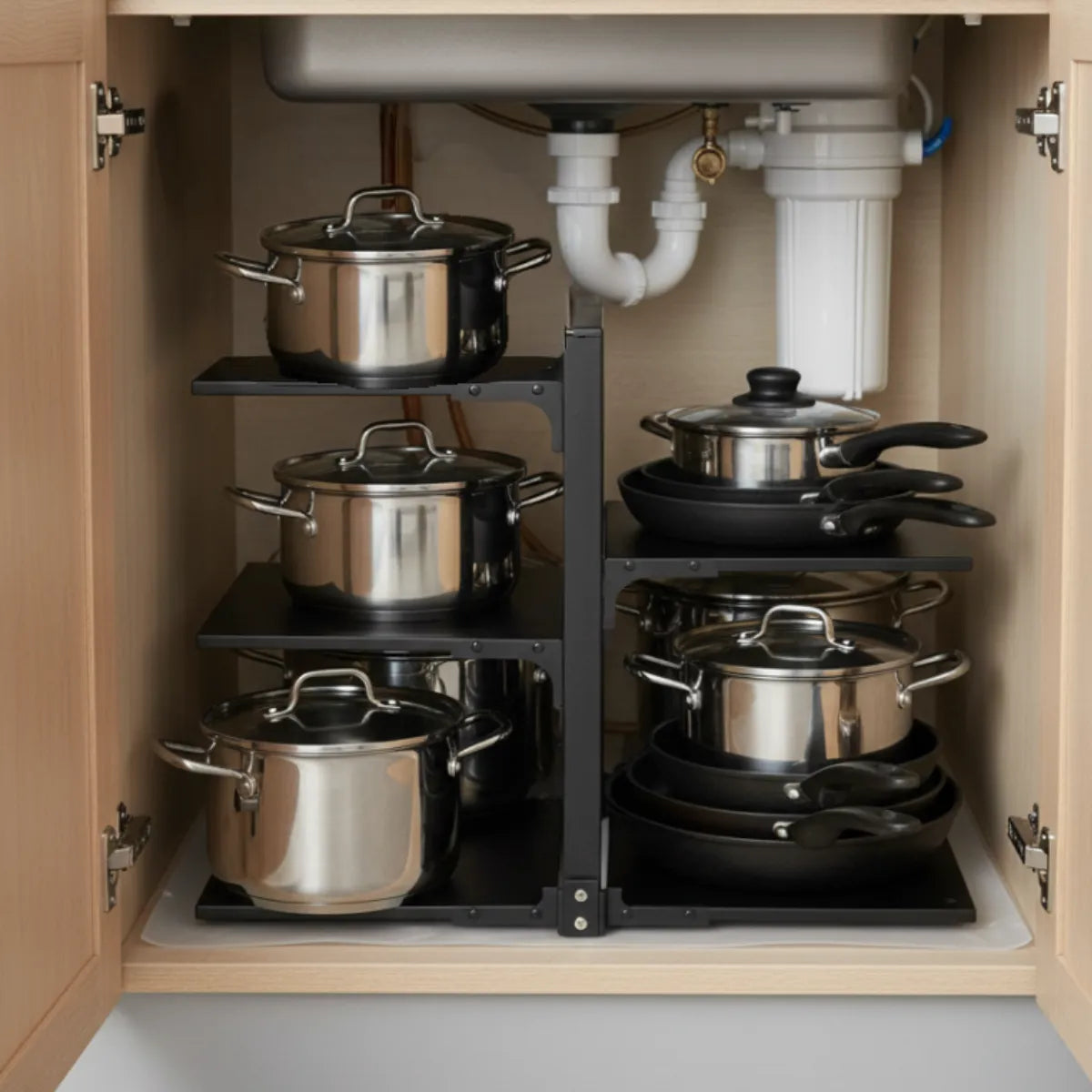 Organizador Rack Ollas Sartenes 5 Nivel Ajustable