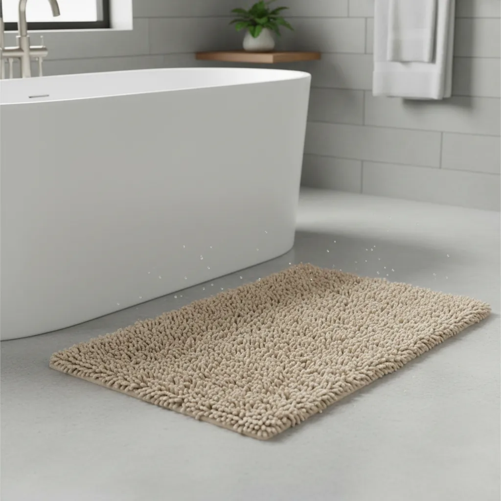 alfombra baño microfibra 60x40cm