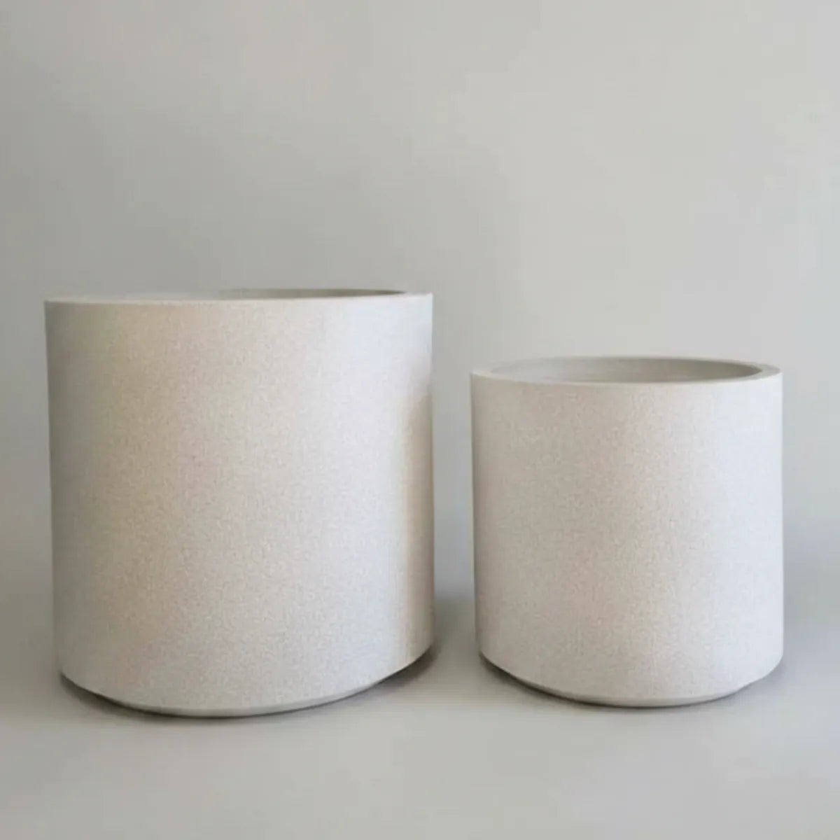 2 Set Macetero Maceta 33cm Y 26cm Simil Piedra