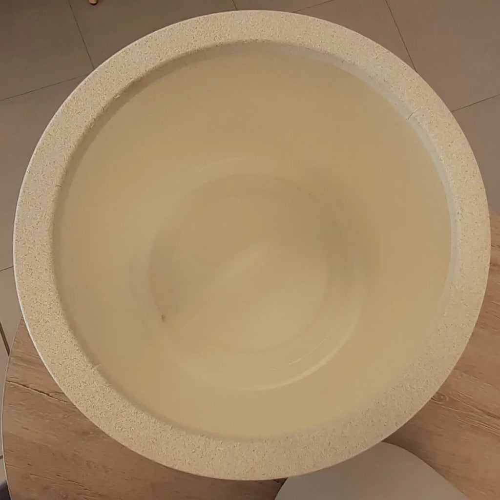 2 Set Macetero Maceta 33cm Y 26cm Simil Piedra