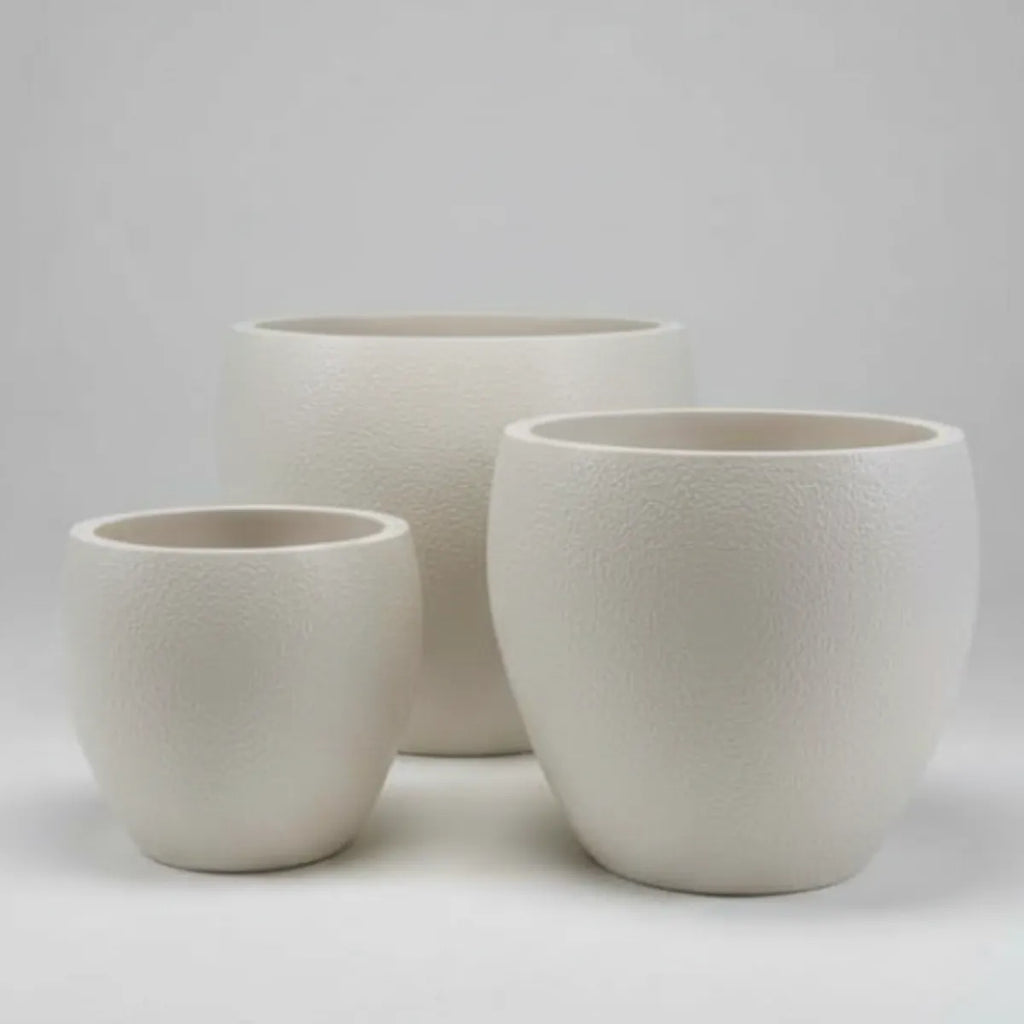 3 set Macetero 44/37/30cm Grande  Simil Piedra