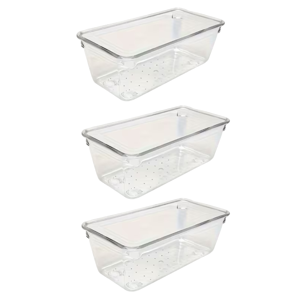 Set 4 Cajas Organizadora Cajon Closet Acrilico Maquillaje