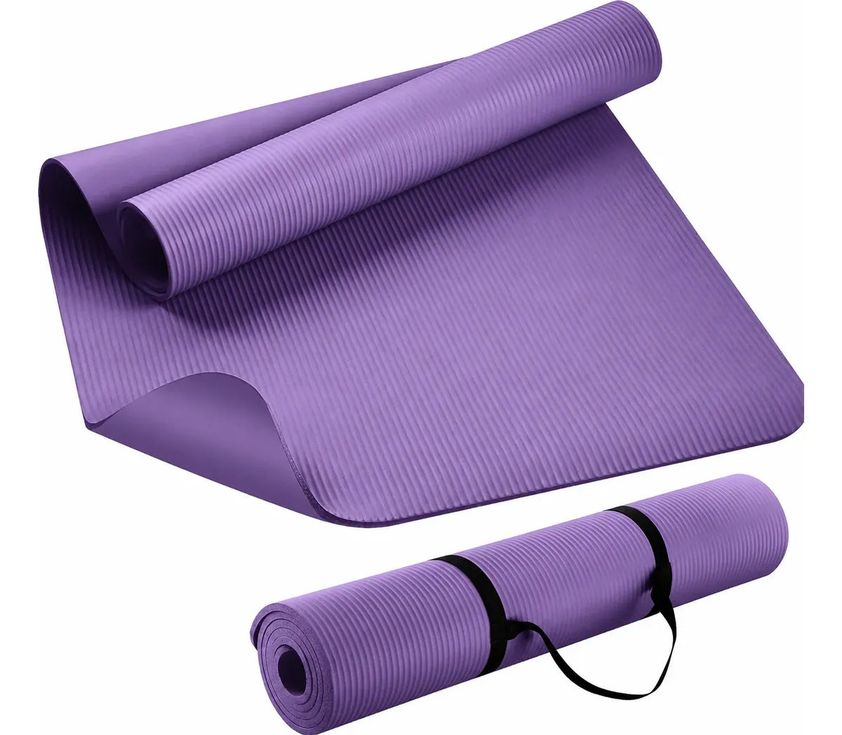 Colchoneta Mat Yoga Nbr Fitness Yoga Deporte 10mm Con Correa