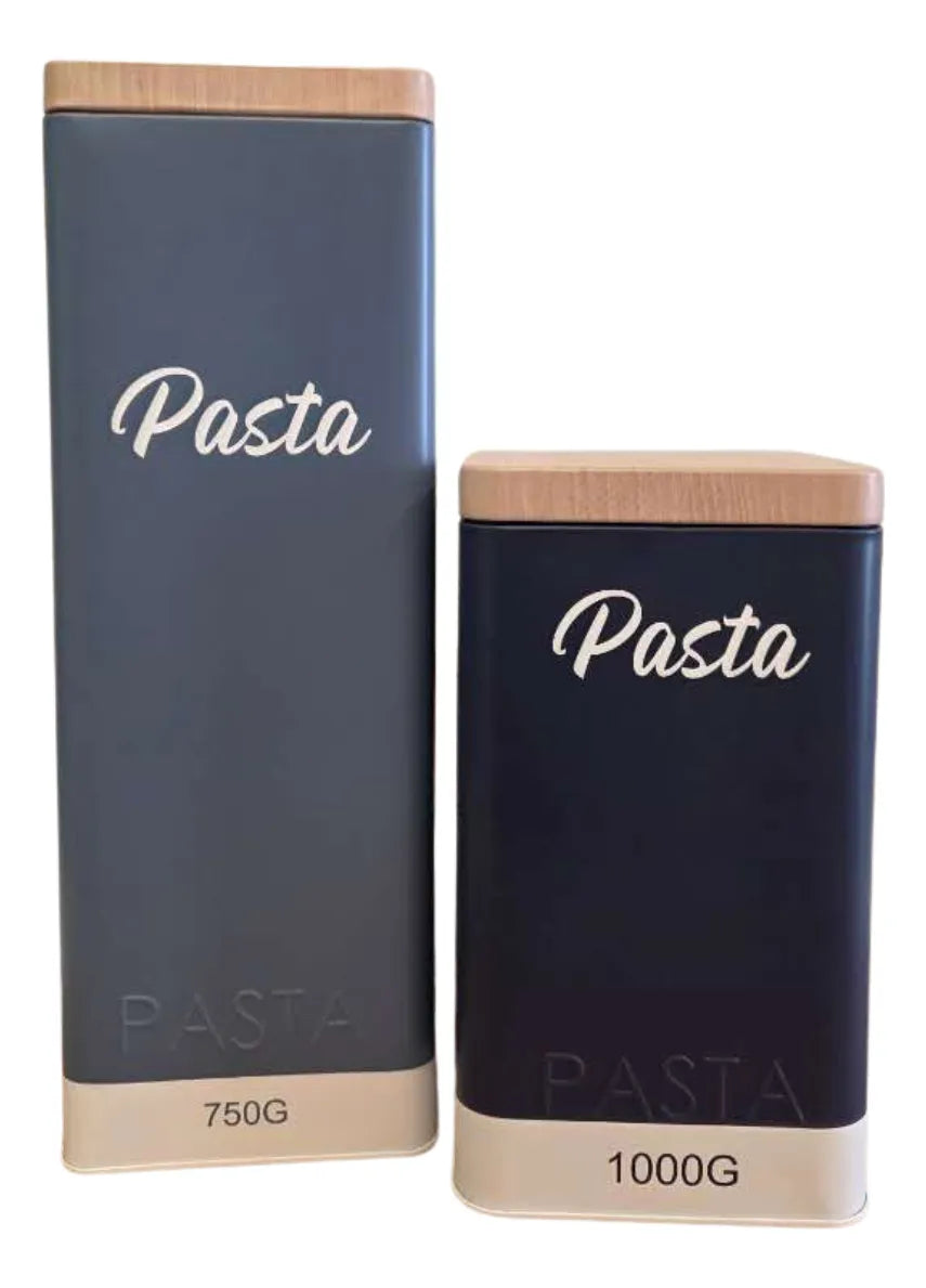 Set Tarro Contenedor Frasco Lata Con Tapa Cafe Azucar Pasta