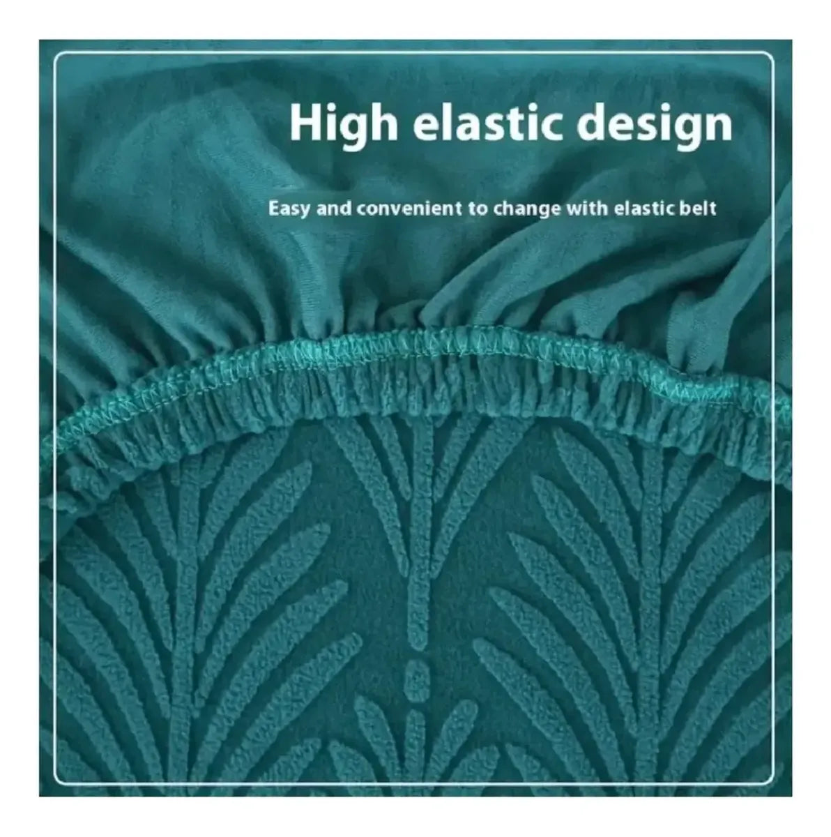 Funda De Silla Elasticada Impresa En 3d Hoja