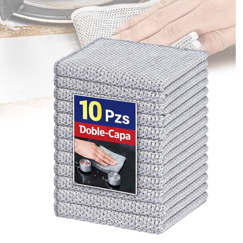 Pack De 10 Trapos De Alambre Multiusos Para Lavar Platos