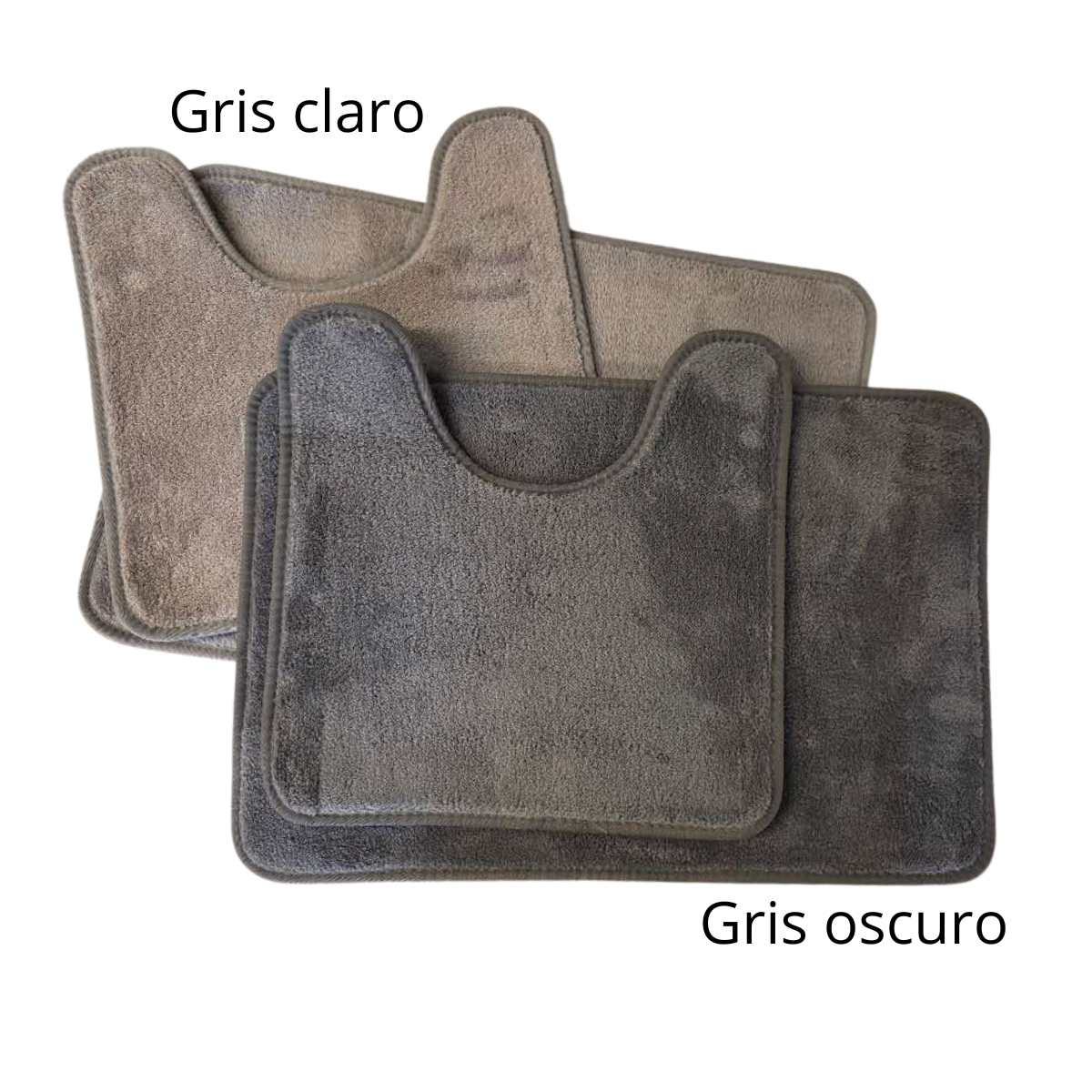 Juego Alfombra Baño 2en1