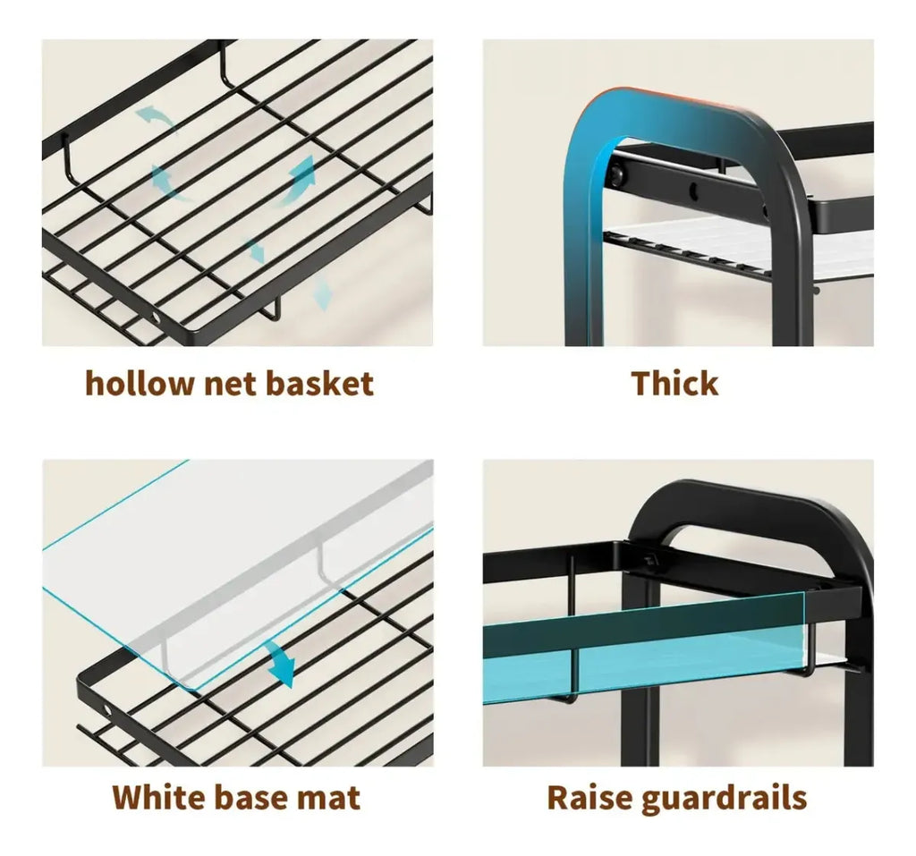 Repisa Mini Estante Organizador Especieros Cocina Baño