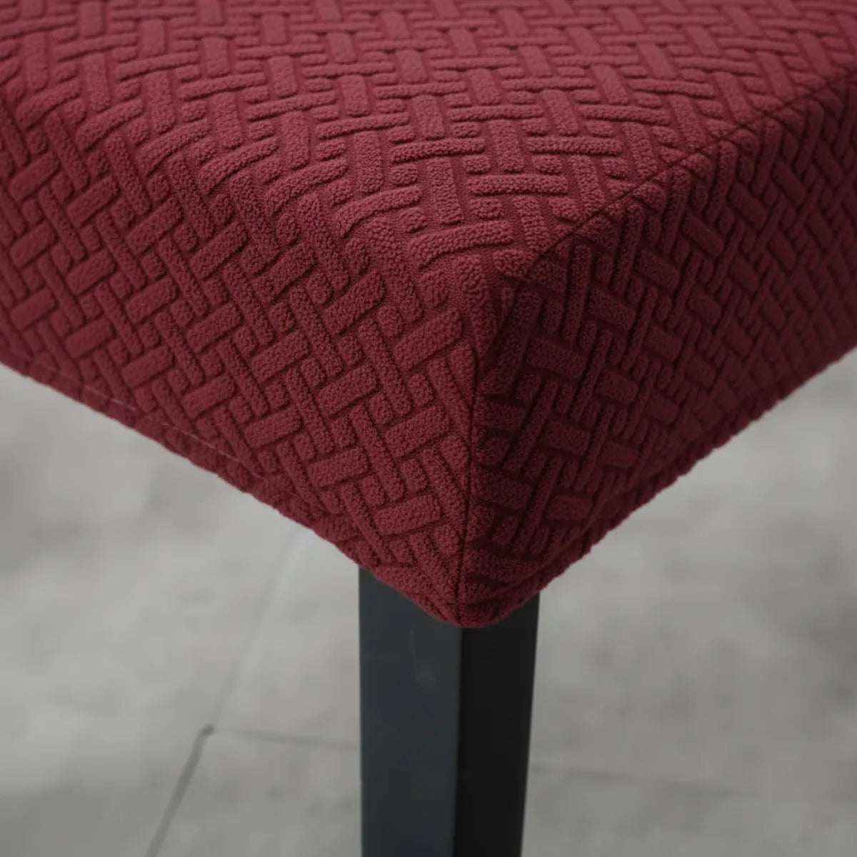 Funda De Silla Elasticada Jacquard Impresa En 3d cuadrille