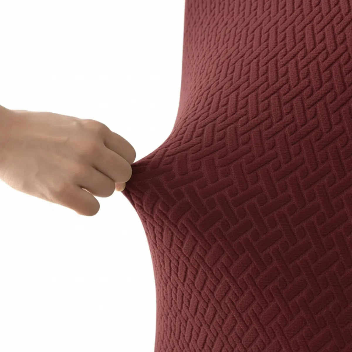 Funda De Silla Elasticada Jacquard Impresa En 3d cuadrille